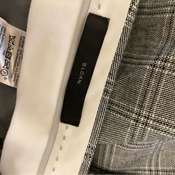 Banana Republic Plaid Sloan Fit Ankle Pants Size 4 - Picture 8 of 8